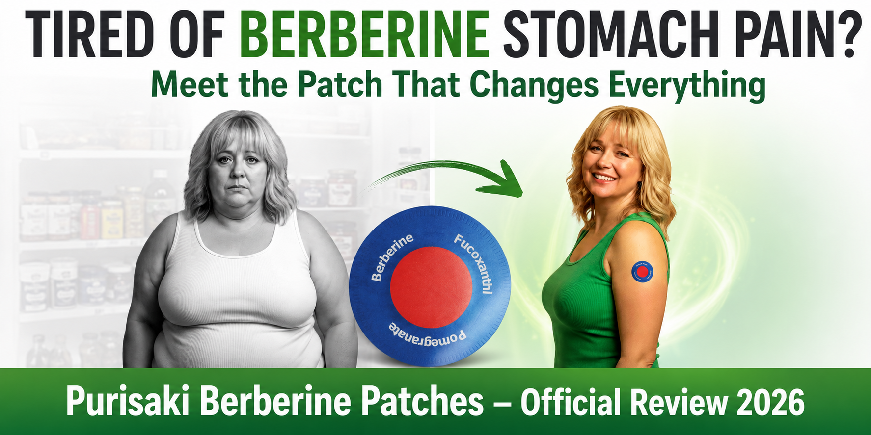 Purisaki Berberine Patches — Before and After Review 2026 — Click to check official price