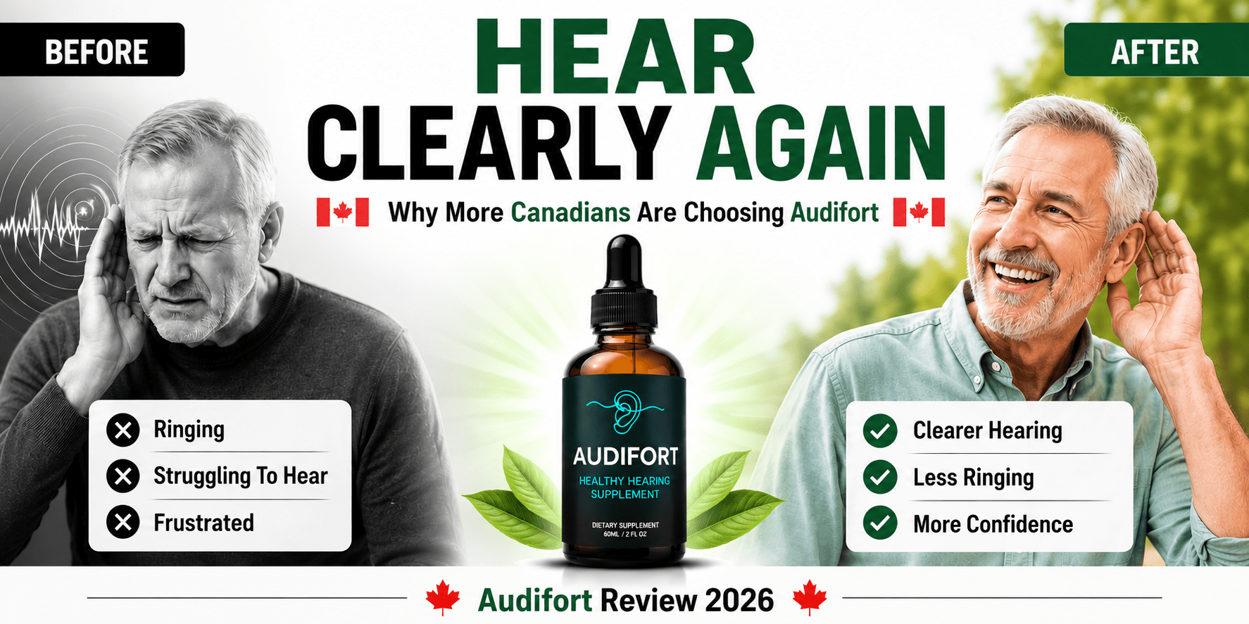 Audifort Canada Review 2026 — Scam or Legit?